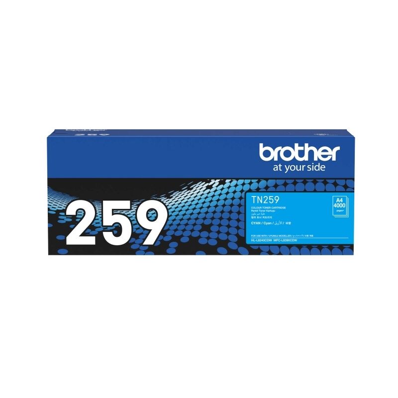 Brother TN259 Cyan Toner Laser Cartridge
