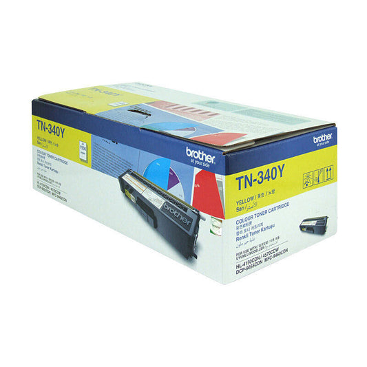 Brother TN340 Yellow Toner Laser Cartridge