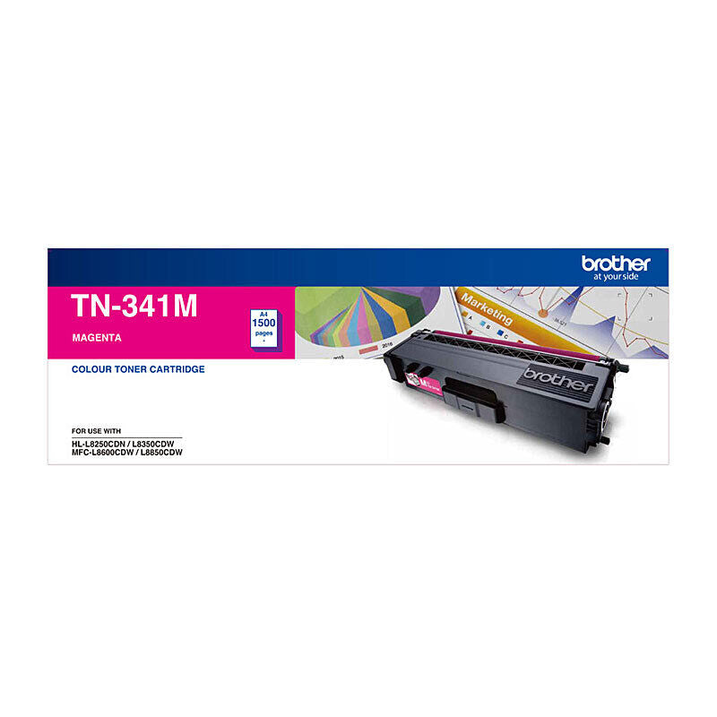 Brother TN341 Magenta Toner Laser Cartridge
