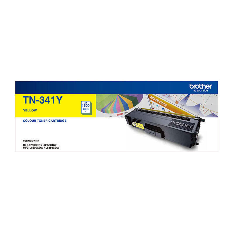 Brother TN341 Yellow Toner Laser Cartridge