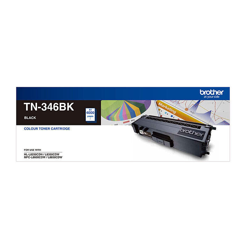 Brother TN346 Black Toner Laser Cartridge