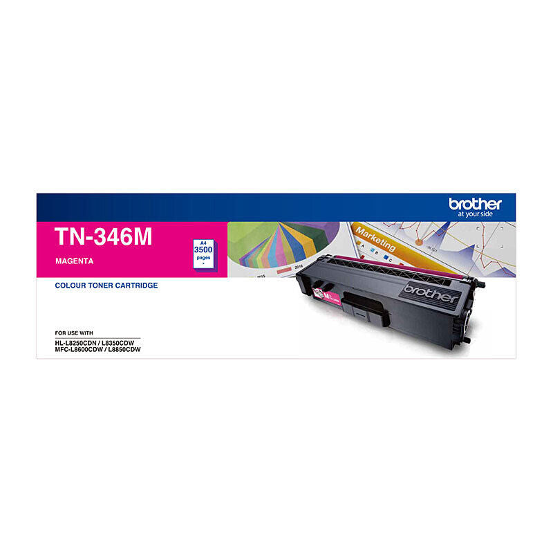 Brother TN346 Magenta Toner Laser Cartridge