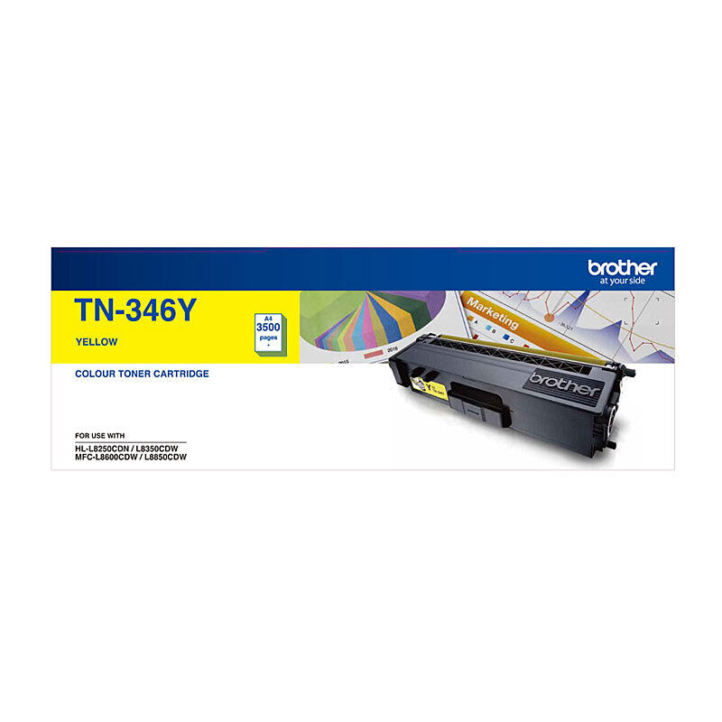 Brother TN346 Yellow Toner Laser Cartridge