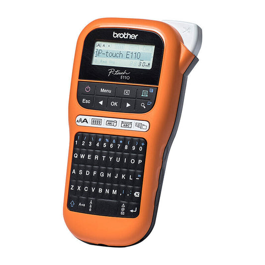 Brother P-Touch PT-E110VP Industrial Handheld Label Printer