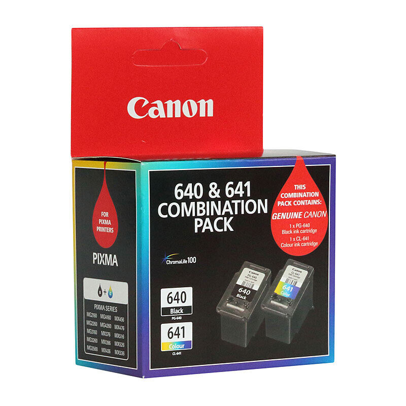 Canon PG-640 & CL-641 Twin Ink Cartridges Pack
