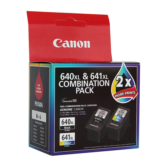 Canon PG-640 & CL-641 XL Twin Ink Cartridges Pack