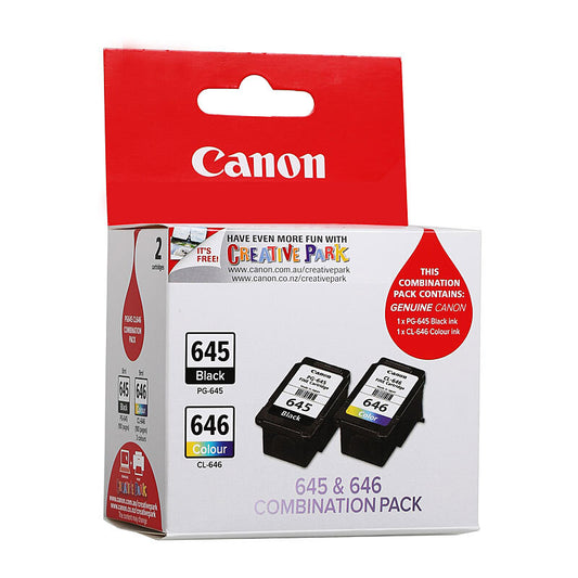 Canon PG-645 & CL-646 Twin Ink Cartridges Pack