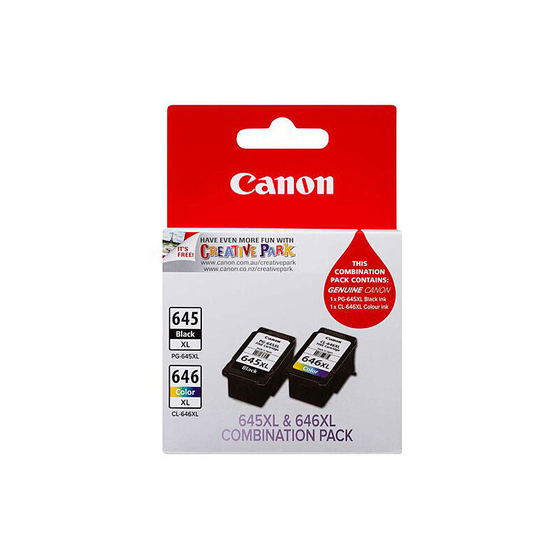 Canon PG-645 & CL-646 XL Twin Ink Cartridges Pack