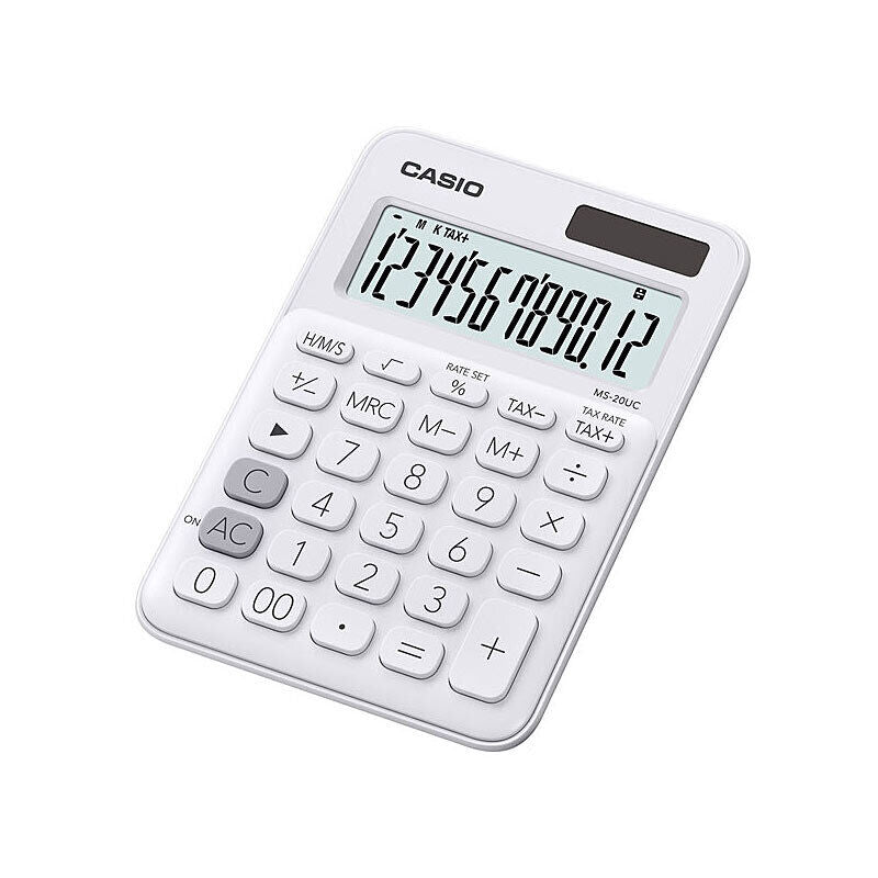 Casio MS-20UCWE Desktop Calculator - 12 Digit