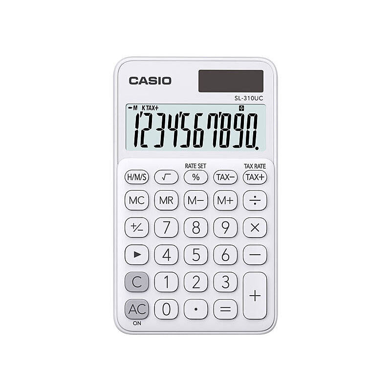 Casio SL-310UCWE Pocket Calculator - 10 Digit