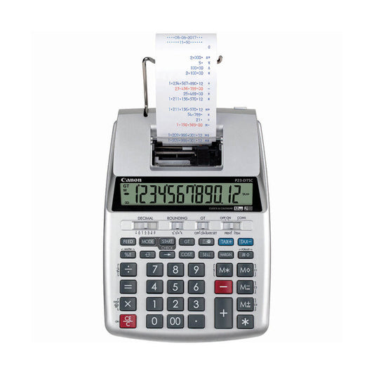 Canon P23 -DTSCII Printing Calculator - 12 Digit