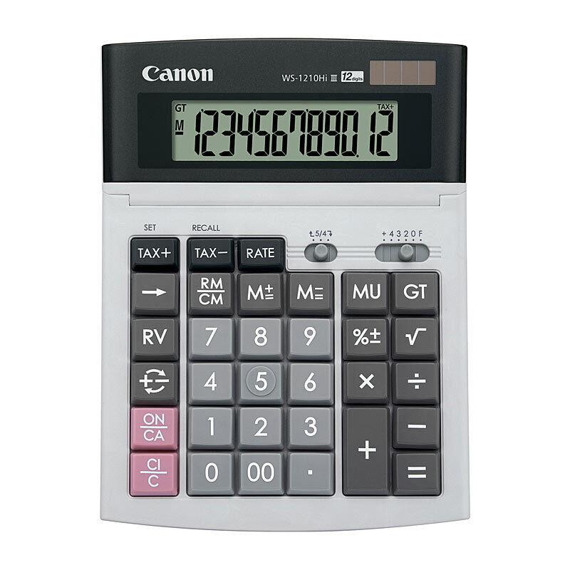 Canon WS-1210 HiIII Scientific Calculator - 12 Digit