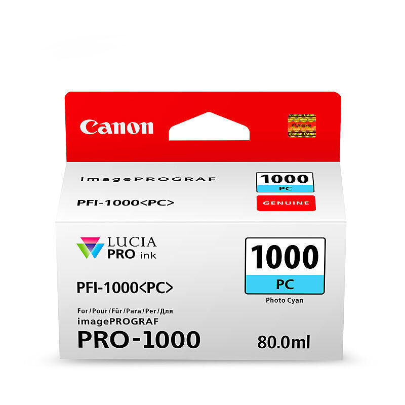 Canon PFI-1000 Photo Cyan Ink Cartridge