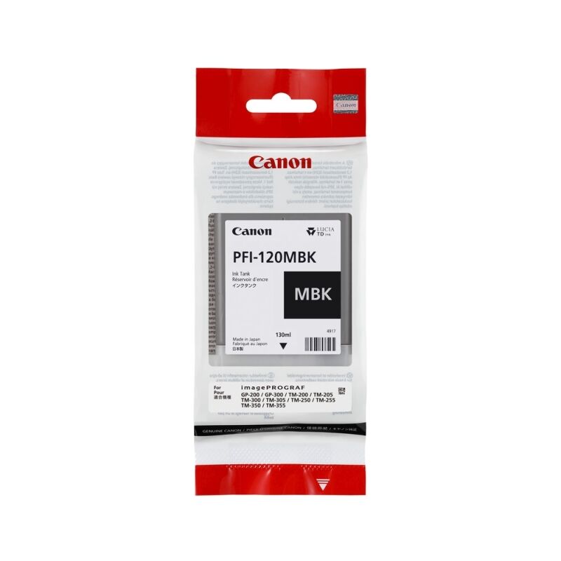 Canon PFI120 Matte Black Ink Cartridge