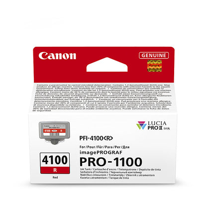 Canon PFI4100 Red Ink Cartridge