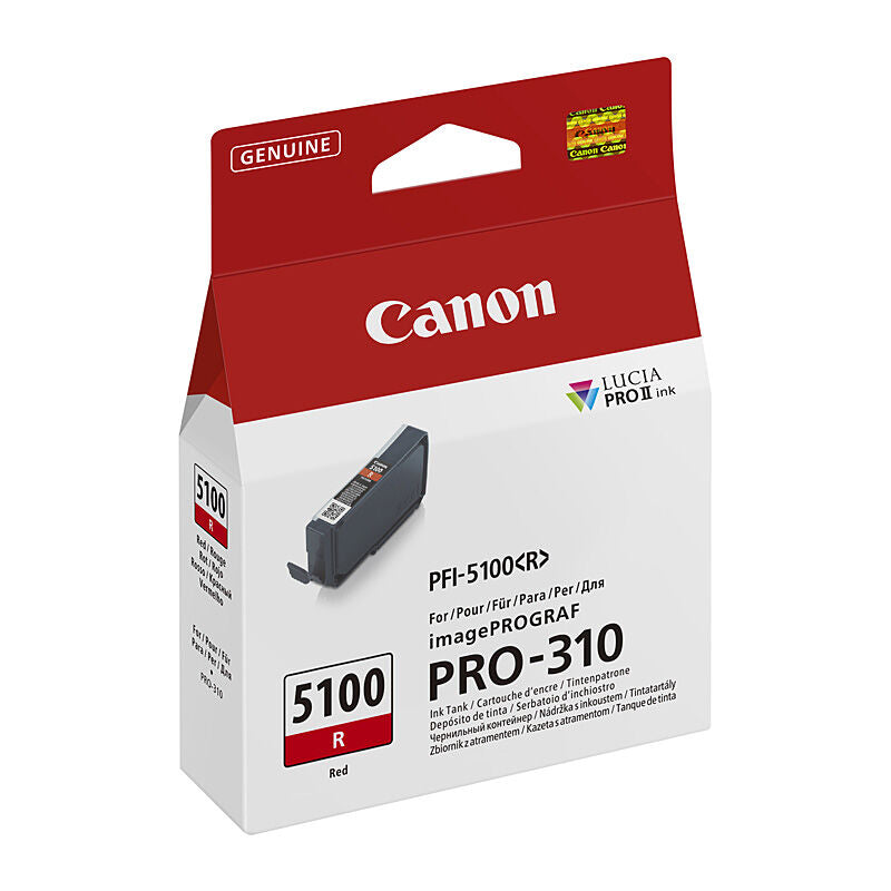 Canon PFI5100 Red Ink Cartridge