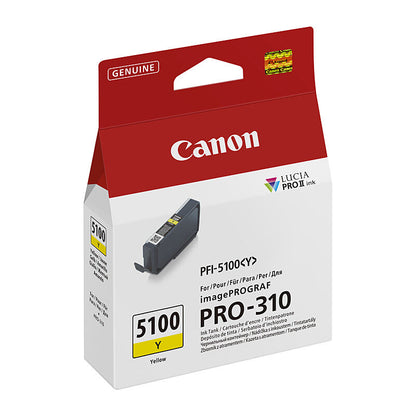 Canon PFI5100 Yellow Ink Cartridge