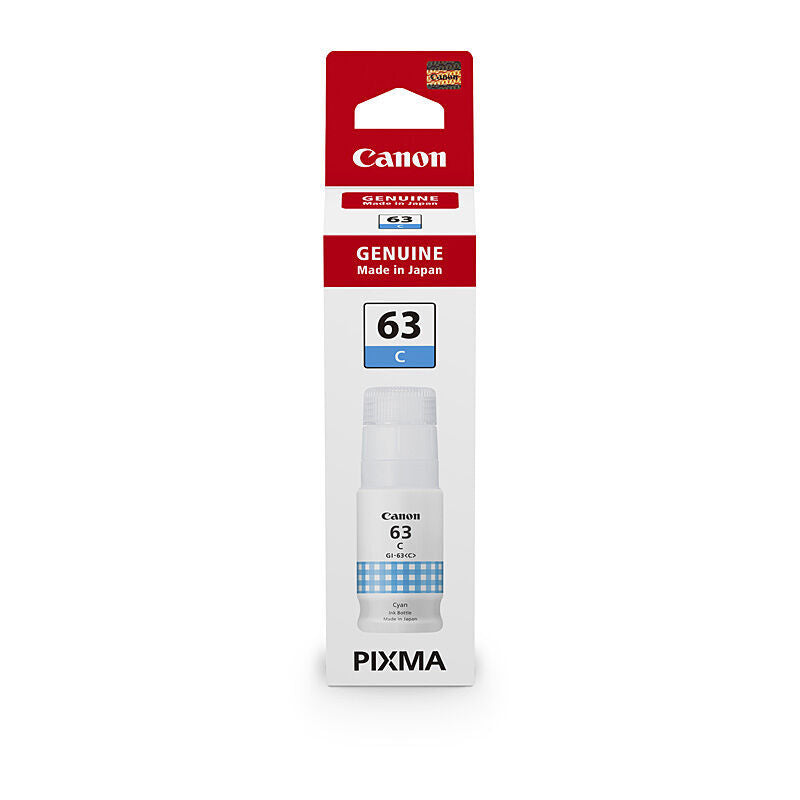 Canon GI-63 Cyan Ink Bottle