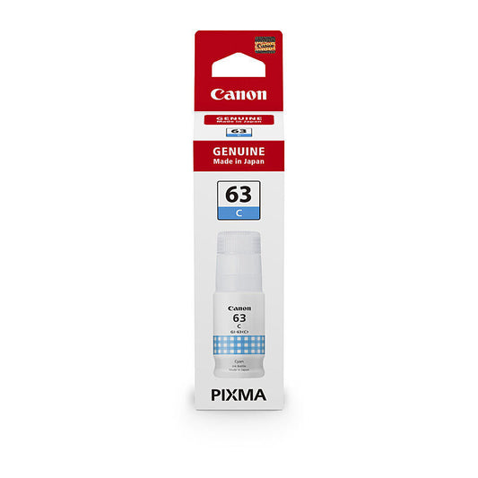 Canon GI-63 Cyan Ink Bottle