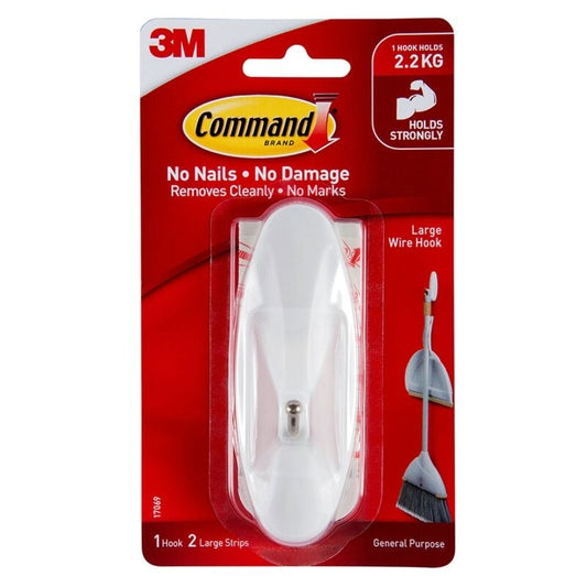 Command Large Wire Hooks - 4 Pack
