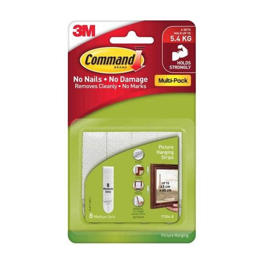 Command Picture Hanging Strips - 8 Pack