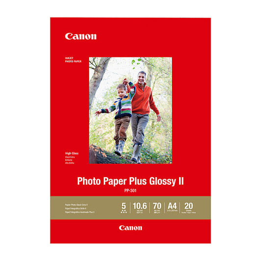 Canon A4 Photo Plus Glossy Paper - 20 Sheets