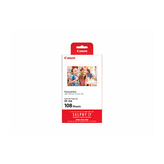 Canon RP108 Postcard size paper (148x100mm) - Pack of 108 sheets