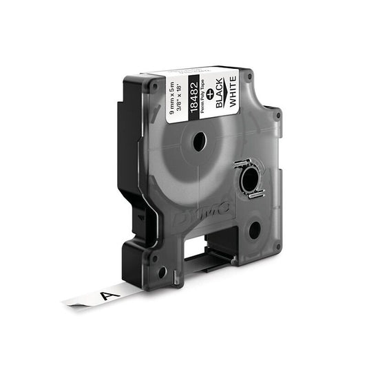 Dymo Rhino Permanent Label 9 mm Black/White