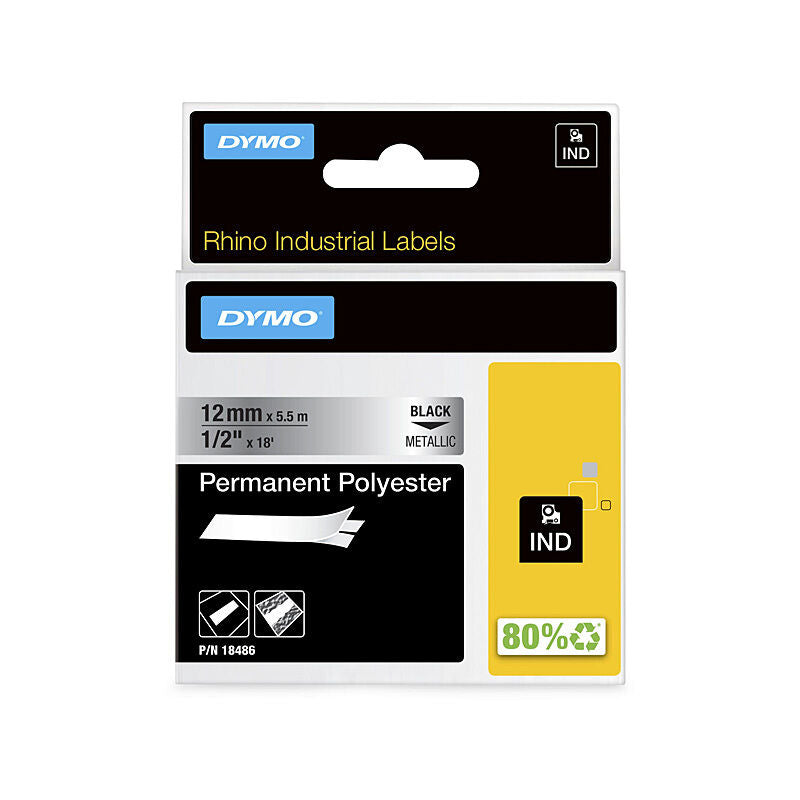 Dymo Rhino Permanent Polyester Tape 19 mm