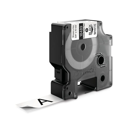 Dymo Rhino Nylon Label 19 mm Black/White