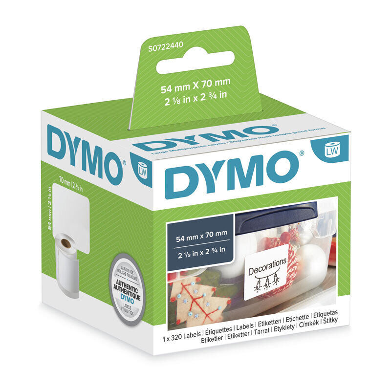 Dymo LabelWriter Multi Purpose Label 54 mm x 70 mm