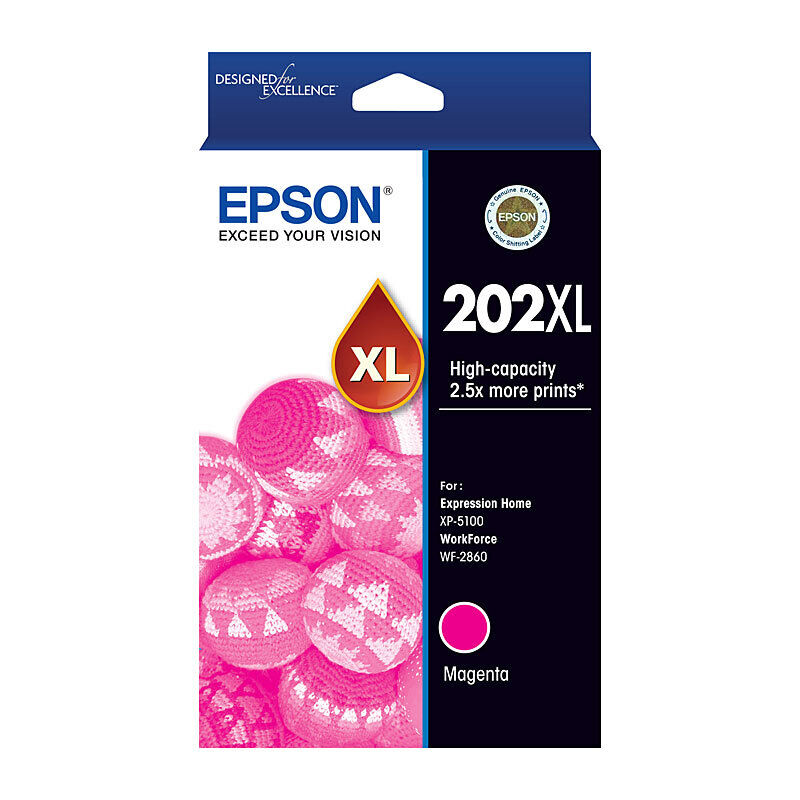 Epson 202XL High Capacity Magenta Ink Cartridge