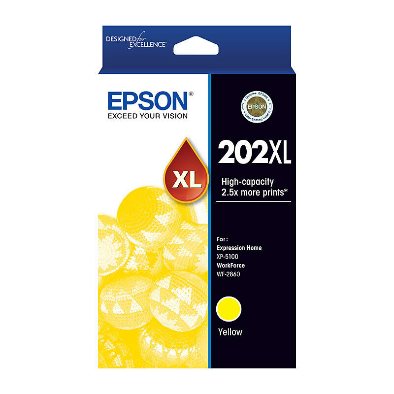 Epson 202XL High Capacity Yellow Ink Cartridge