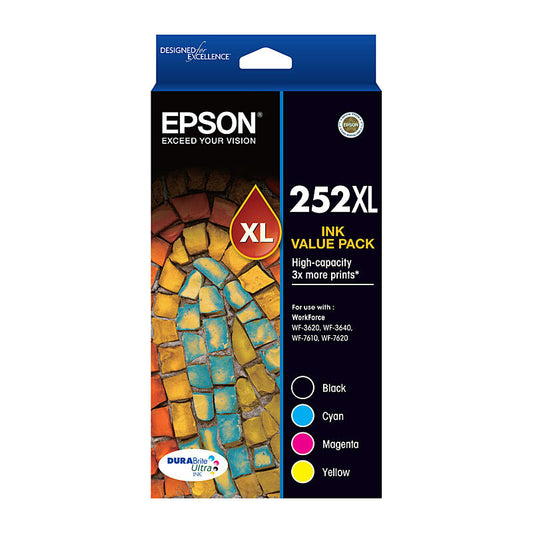 Epson 252XL Value Pack (4 Ink Cartridges)
