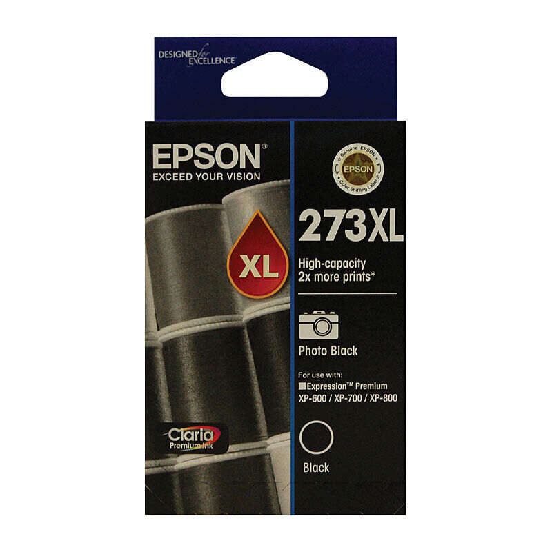 Epson 273XL High Capacity Photo Black Ink Cartridge