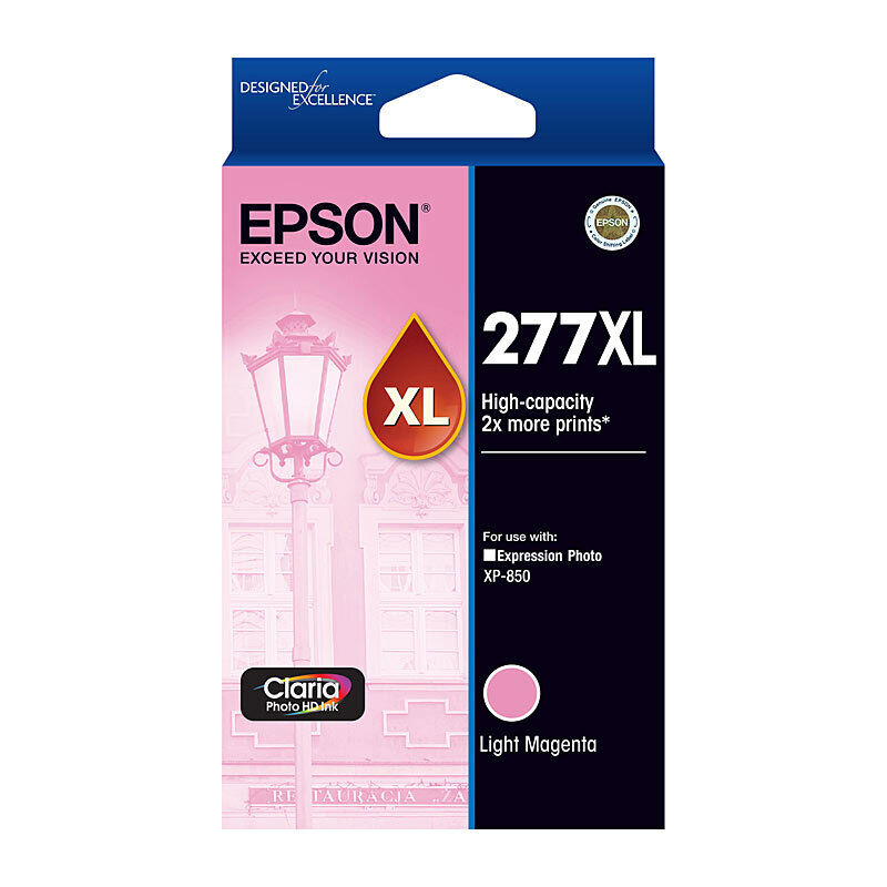 Epson 277XL High Capacity Light Magenta Cartridge.