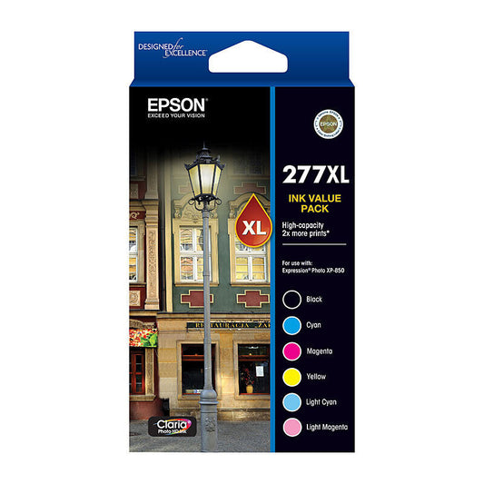 Epson 277XL Value Pack - 6 High Capacity Inks