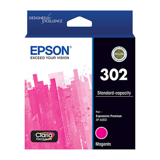 Epson 302 Magenta Ink Cartridge
