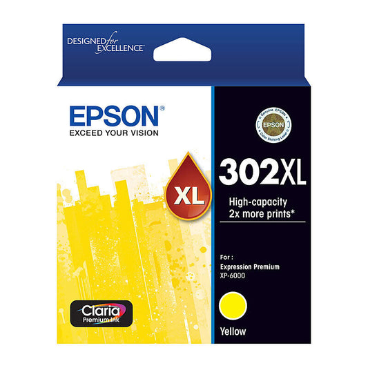Epson 302XL High Capacity Yellow Ink Cartridge