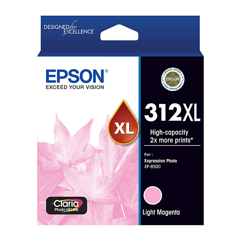 Epson 312XL High Capacity Light Magenta Ink Cartridge