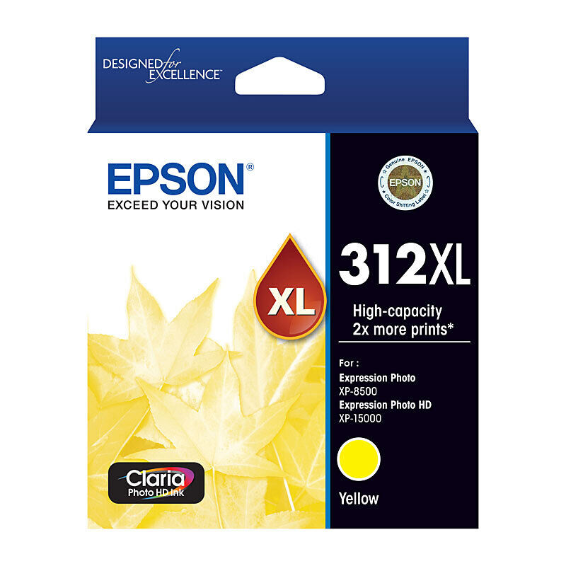 Epson 312XL High Capacity Yellow Ink Cartridge