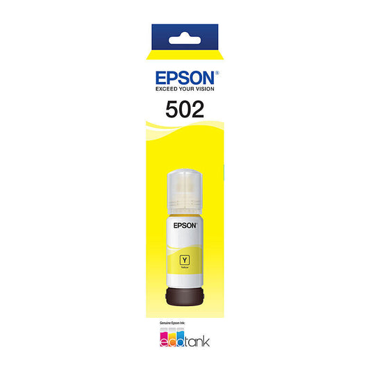 Epson 502 Yellow Ink Bottle (70ml EcoTank Refill)