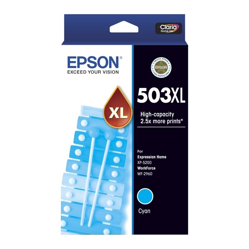 Epson 503XL High Capacity Cyan Ink Cartridge