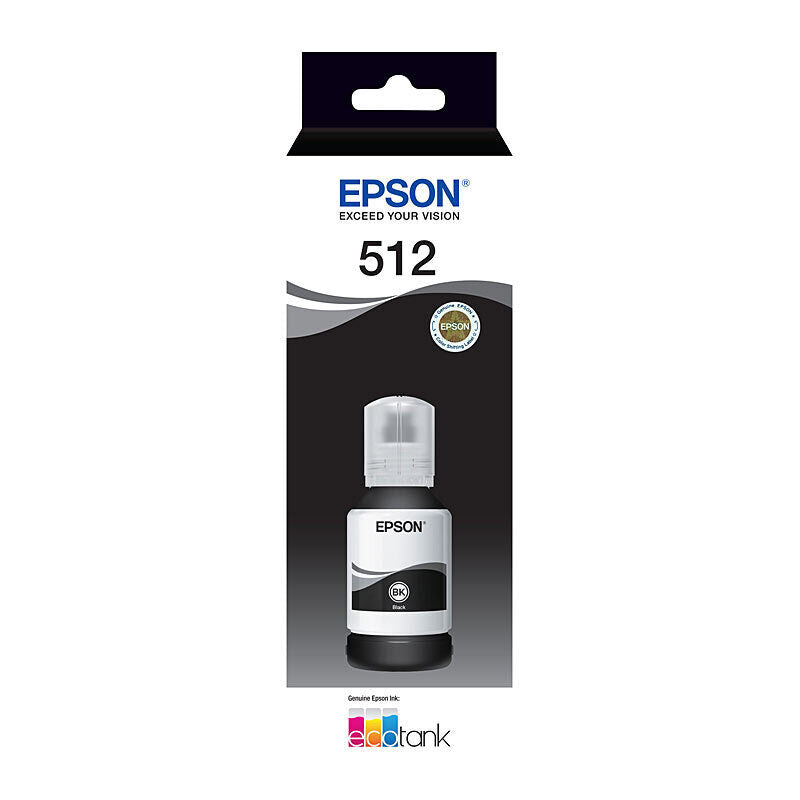 Epson T512 Black EcoTank Bottle