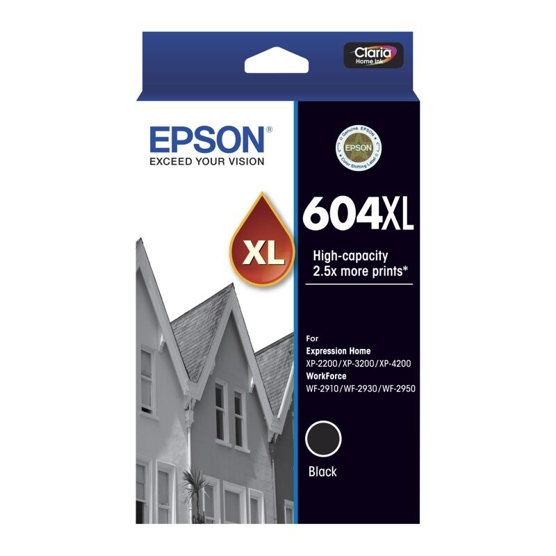Epson 604XL High Capacity Black Ink Cartridge