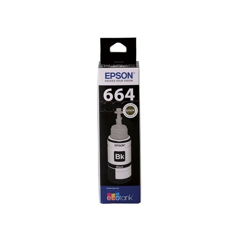 Epson T664 Black EcoTank Ink Bottle