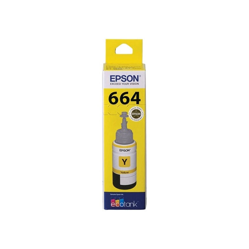 Epson T664 Yellow EcoTank Ink Bottle