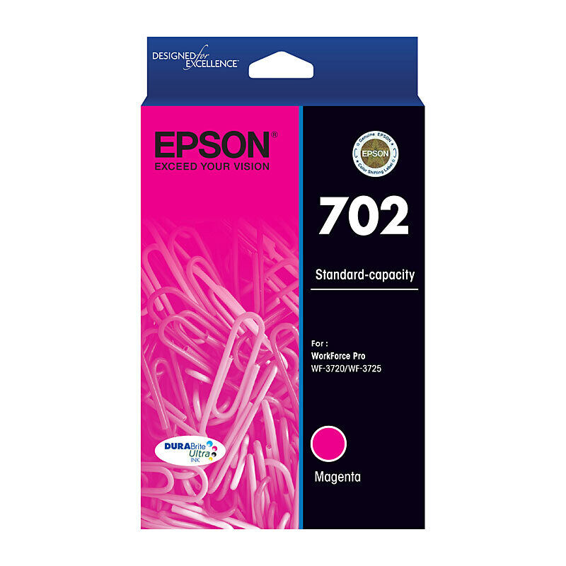 Epson 702 Standard Capacity Magenta Ink Cartridge