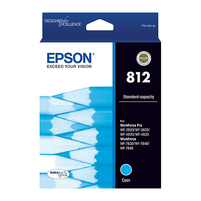 Epson 812 Standard Capacity Cyan Ink Cartridge