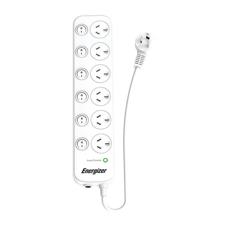 Energizer 6-Port Switched Surge and Overload Protection [ET-6OSPSSW]